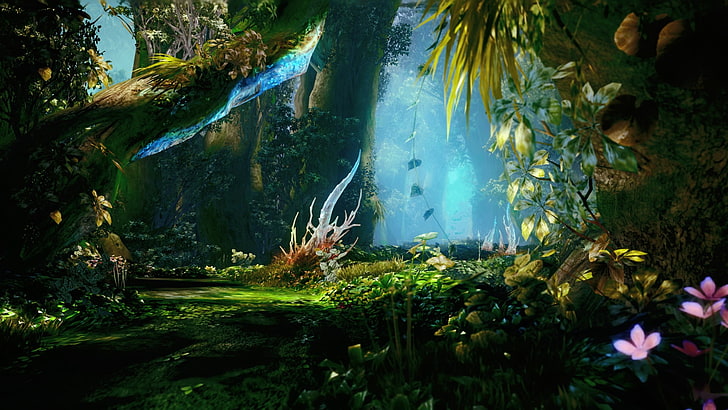 green leafed tree illustration, video games, Final Fantasy XIII