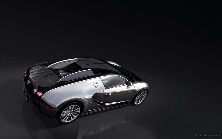 Bugatti EB Veyron Pur Sang 2, black bugatti veyron, cars, HD wallpaper