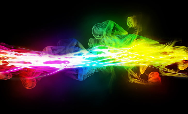 rainbow smoke abstract backgrounds