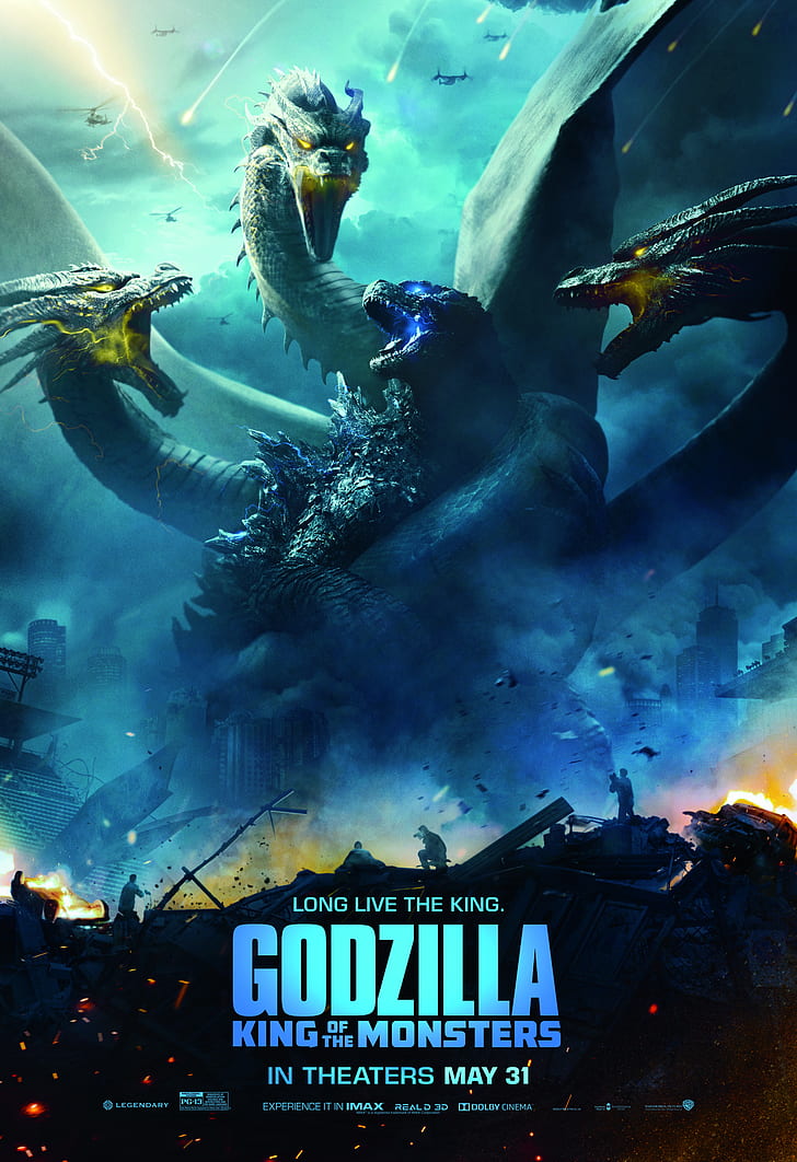 Godzilla, Godzilla: King of the Monsters, movies, King Ghidorah
