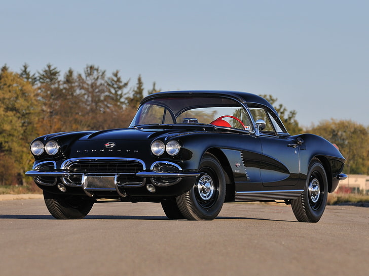1962, c 1, chevrolet, classic, corvette, fuel, injection, muscle, HD wallpaper