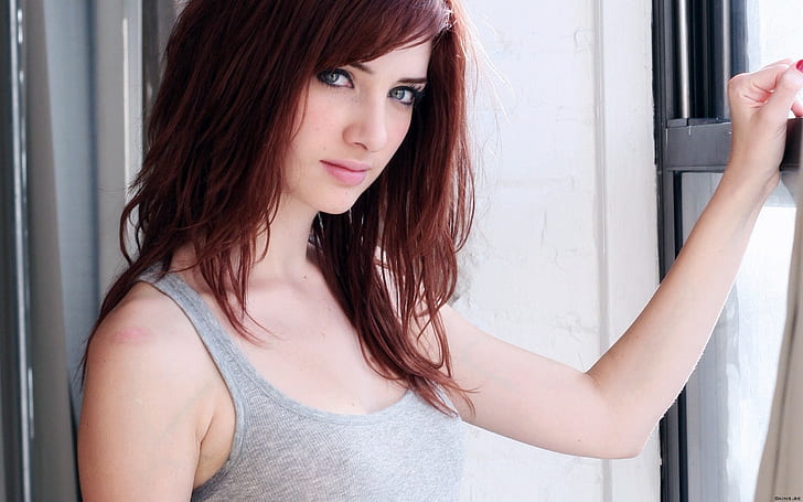 Susan Coffey, model, face, redhead, women, HD wallpaper
