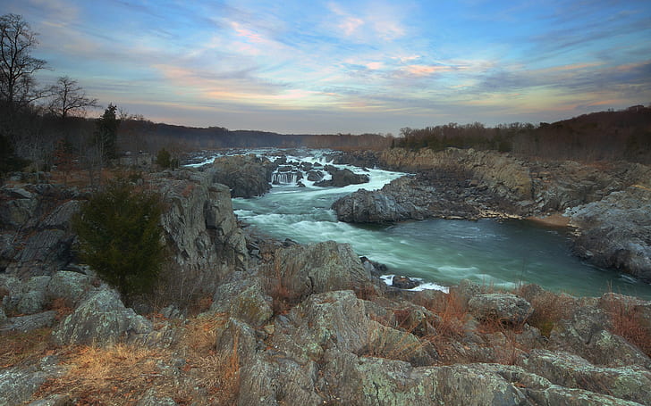 Great Falls Waterfall On The Potomac River In Maryland Ultra Hd Wallpapers For Desktop Mobile Phones And Laptop 3840×2400