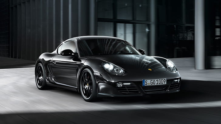 Porsche, Black Car, Cool