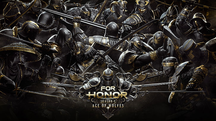 For honor Season V Age of Wolves poster, video games, knight