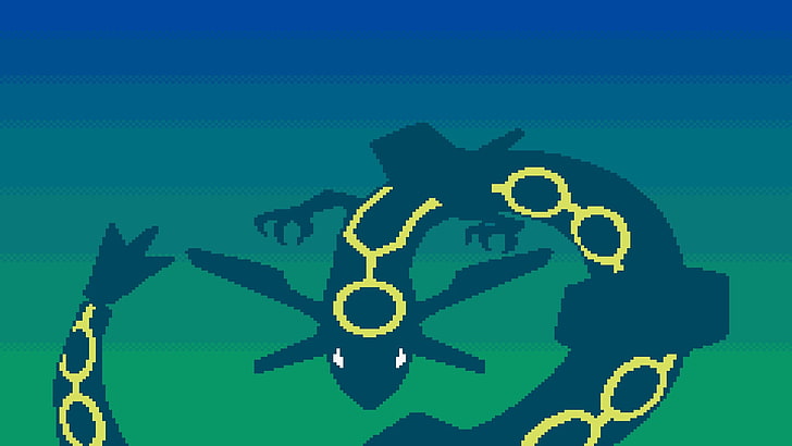 video games pokmon emerald rayquaza, technology, connection, HD wallpaper