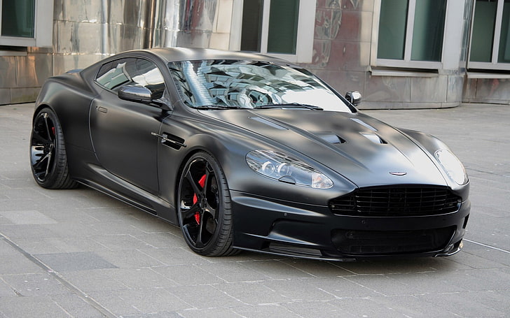 gray coupe, Aston Martin, Aston Martin DBS, British, car, vehicle