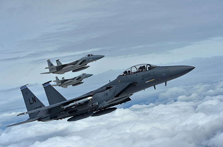fighters, F-15E Strike Eagle, McDonnell Douglas, F-15C Eagle