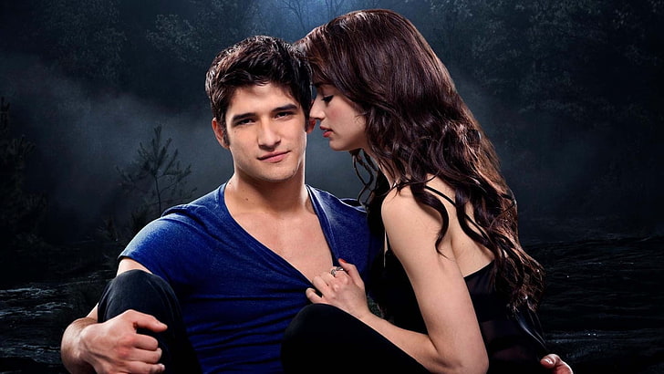 TV Show, Teen Wolf, two people, young adult, heterosexual couple, HD wallpaper
