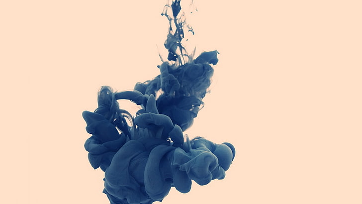 blue smoke digital wallpaper, grey smoke photo, abstract, Alberto Seveso, HD wallpaper