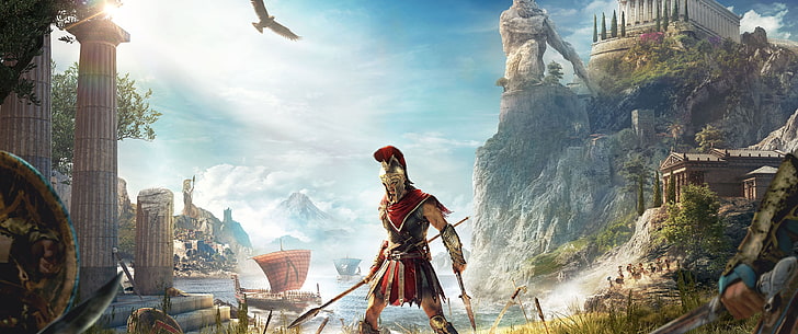 video games, Video Game Art, Assassin's Creed Odyssey, Greece, HD wallpaper
