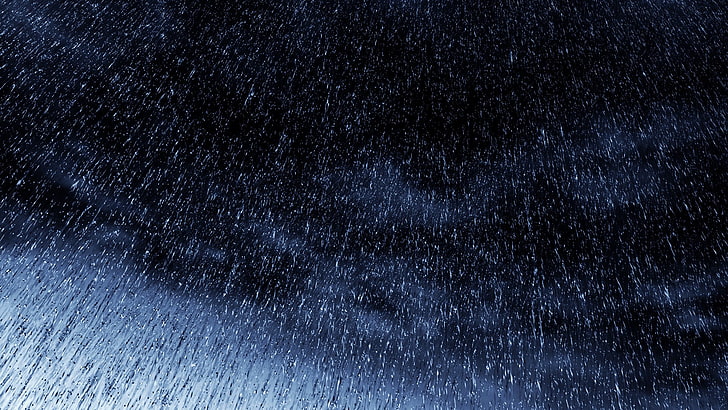black and white area rug, rain, nature, astronomy, star - space, HD wallpaper