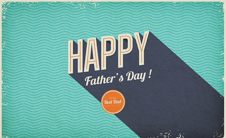 Fathers Day, Happy Father's Day greeting card template, Holidays, HD wallpaper