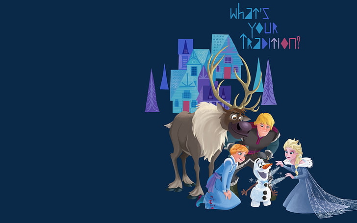HD wallpaper: Olaf's Frozen Adventure (2017), poster, anna, movie, elsa,  iarna | Wallpaper Flare