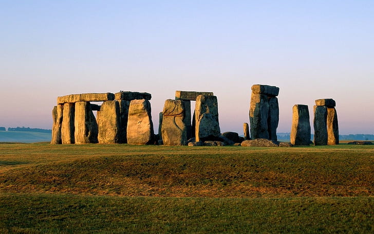 Stonehenge England landscape stones tourism, HD wallpaper