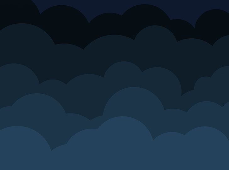 HD wallpaper: Dark Cartoon Clouds, blue and gray clouds wallpaper, Aero,  Vector Art | Wallpaper Flare