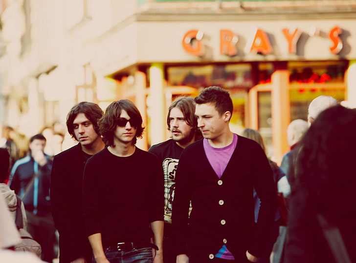 Arctic Monkeys Photo, men's black button-up cardigan, Music, Others