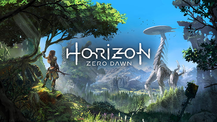 Horizon: Zero Dawn, video games, PlayStation 4, science fiction, HD wallpaper