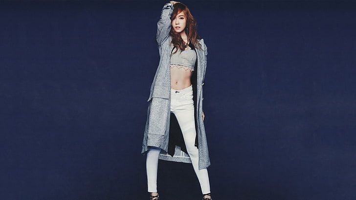 women's white pants, Jessica Jung, SNSD, Girls' Generation, Korean, HD wallpaper