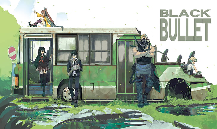 Black Bullet, Satomi Rentarou, Aihara Enju, Kisara Tendo