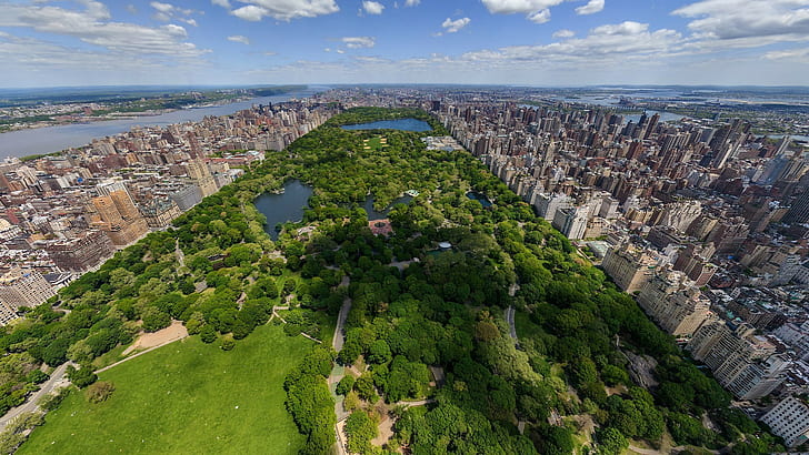 city, urban, New York City, Central Park, cityscape, HD wallpaper