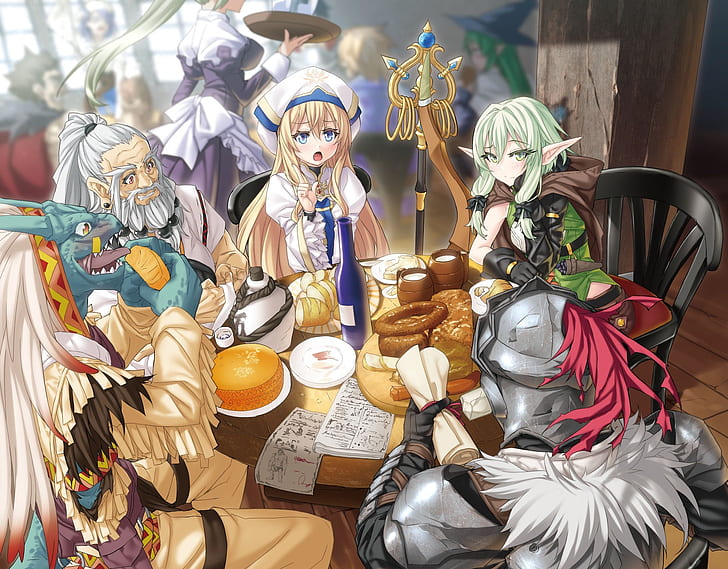 Anime, Goblin Slayer, Armor, Blonde, Blue Eyes, Dwarf Shaman (Goblin Slayer), HD wallpaper