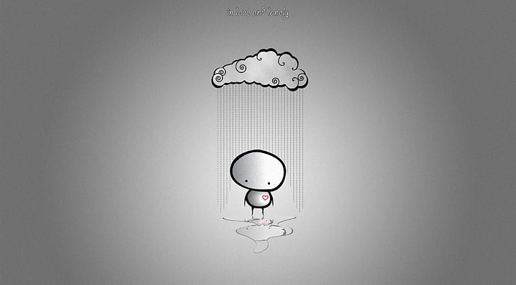 HD wallpaper Sad Love Crying Cloud Rain Cute  Wallpaper Flare