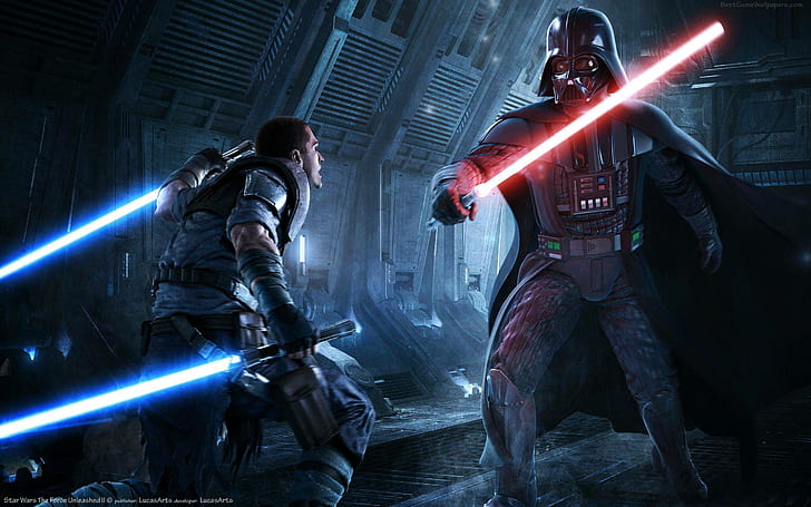 Star Wars: The Force Unleashed Darth Vader Jedi Lightsaber HD