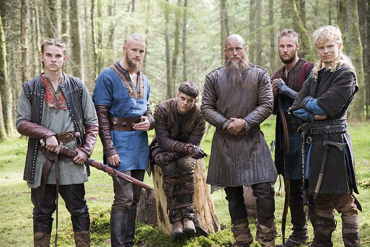 HD wallpaper: The Vikings characters, background, sons, Travis Fimmel, Ragnar  Lothbrok | Wallpaper Flare