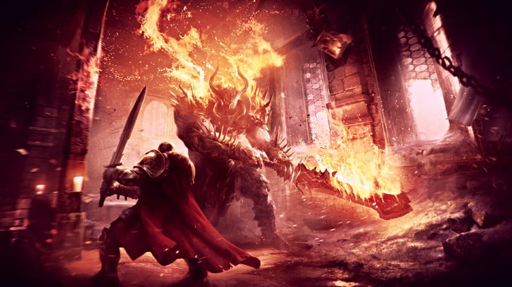 swordsman digital wallpaper, Lords of the Fallen, fantasy art