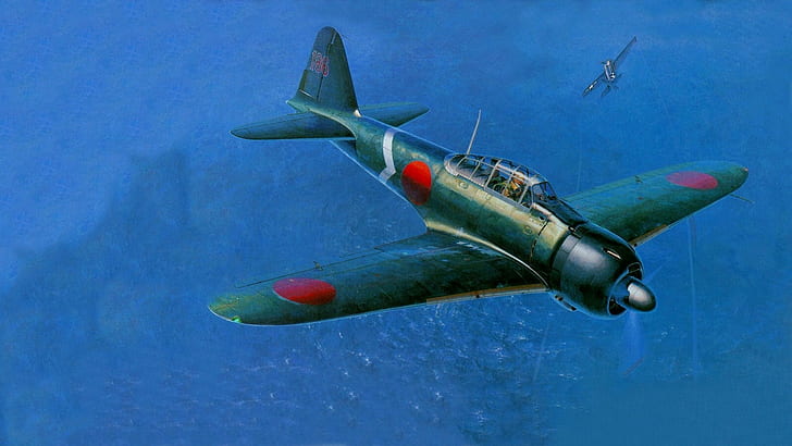 japan world war ii zero mitsubishi airplane military military aircraft aircraft japanese, HD wallpaper