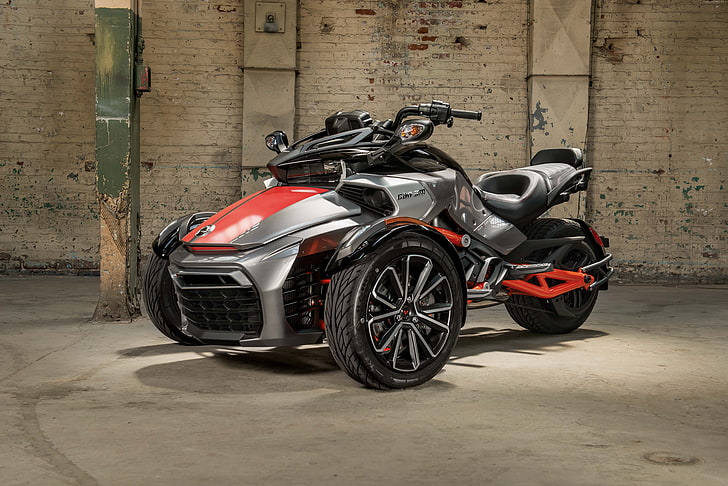 tricycle, concept, CAN-AM SPYDER F3-T, mode of transportation, HD wallpaper