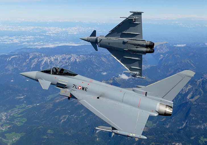 Mountains, Eurofighter Typhoon, Cockpit, Multi-Role Fighter