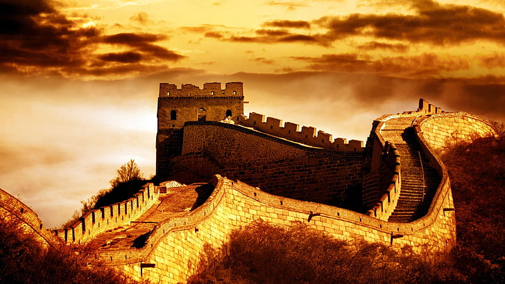 great wall of china, asia, ancient history, historic site, historical