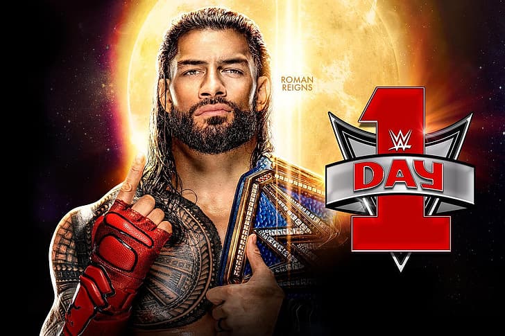 Roman Reigns, WWE, wrestling, men, HD wallpaper