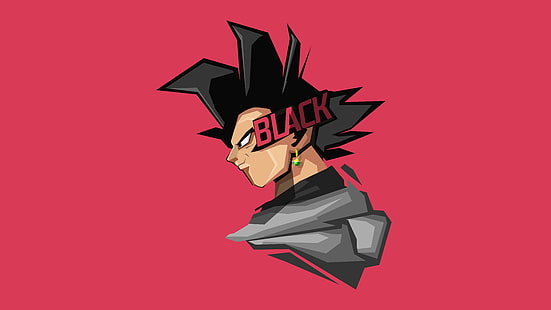  Fondo de pantalla HD Goku Black Minimal Artwork 4K 8K