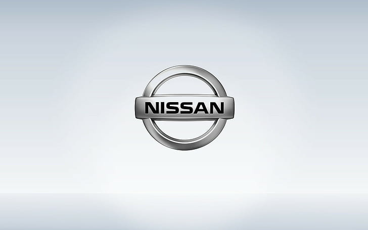Nissan, Car, Logos, Simple Background, HD wallpaper