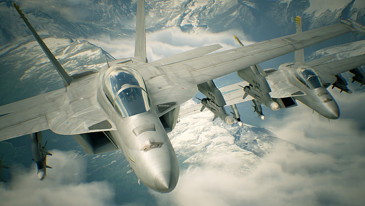 Hd Wallpaper Ace Combat 7 Skies Unknown 4k Transportation Cloud Sky Air Vehicle Wallpaper Flare