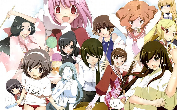 The World God Only Knows, anime, anime girls, representation
