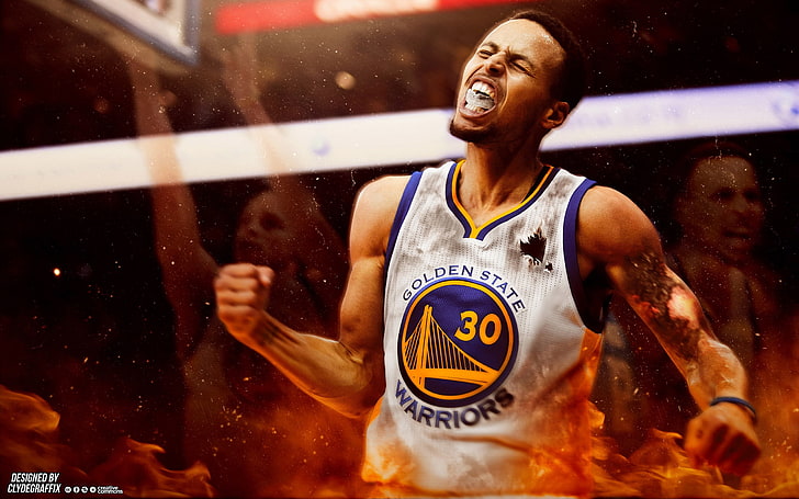 Stephen Curry-2016 NBA Poster HD Wallpaper, Stephen Curry, real people