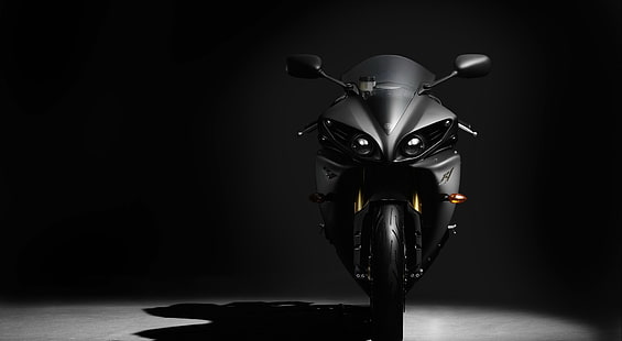 HD wallpaper: Yamaha FZ6R Black, black yamaha big bike, fzr | Wallpaper  Flare