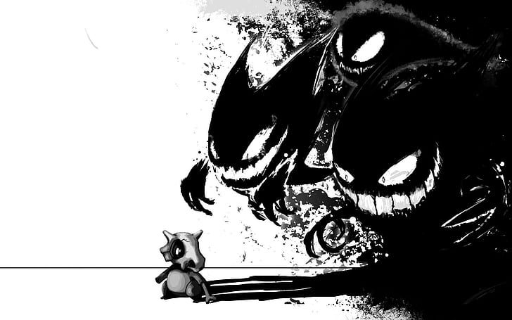 HD wallpaper: pokemon black gengar haunter ghastly artwork cubone 1920x1200  Anime Pokemon HD Art | Wallpaper Flare