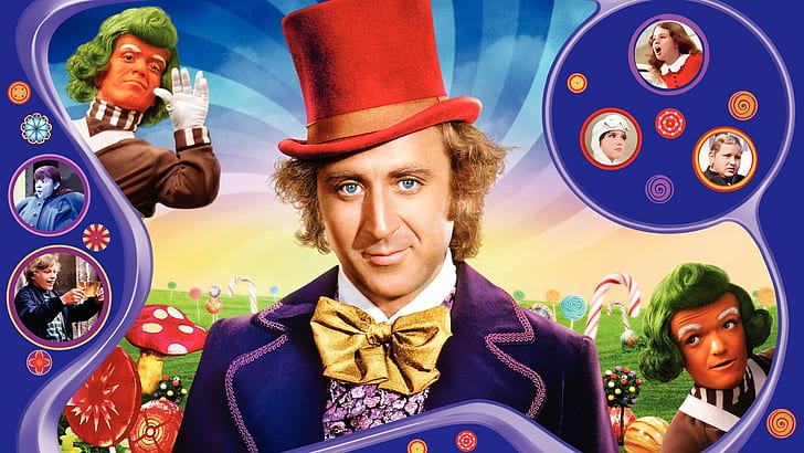 willy wonka and the chocolate factory, HD wallpaper