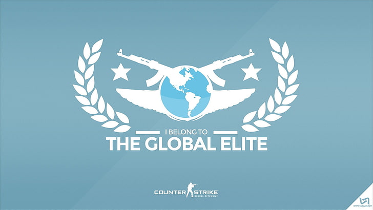 Counter Strike Global Offensive logo, Counter-Strike: Global Offensive, HD wallpaper