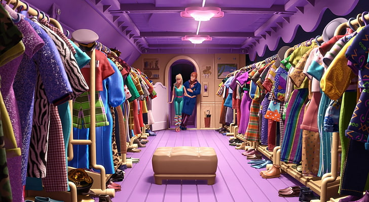Toy Story 3 Barbie and Ken Scene, Toy Story movie still, Cartoons, HD wallpaper