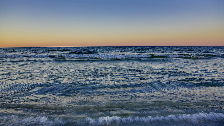 photo of sea during golden hour, Baltic Sea, 4k, 5k wallpaper, HD wallpaper