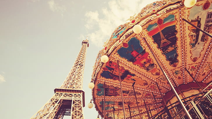 photography, Paris, Eiffel Tower, HD wallpaper