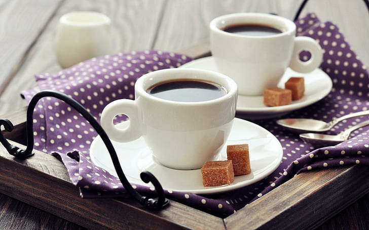 Coffee Cups Breakfast, HD wallpaper