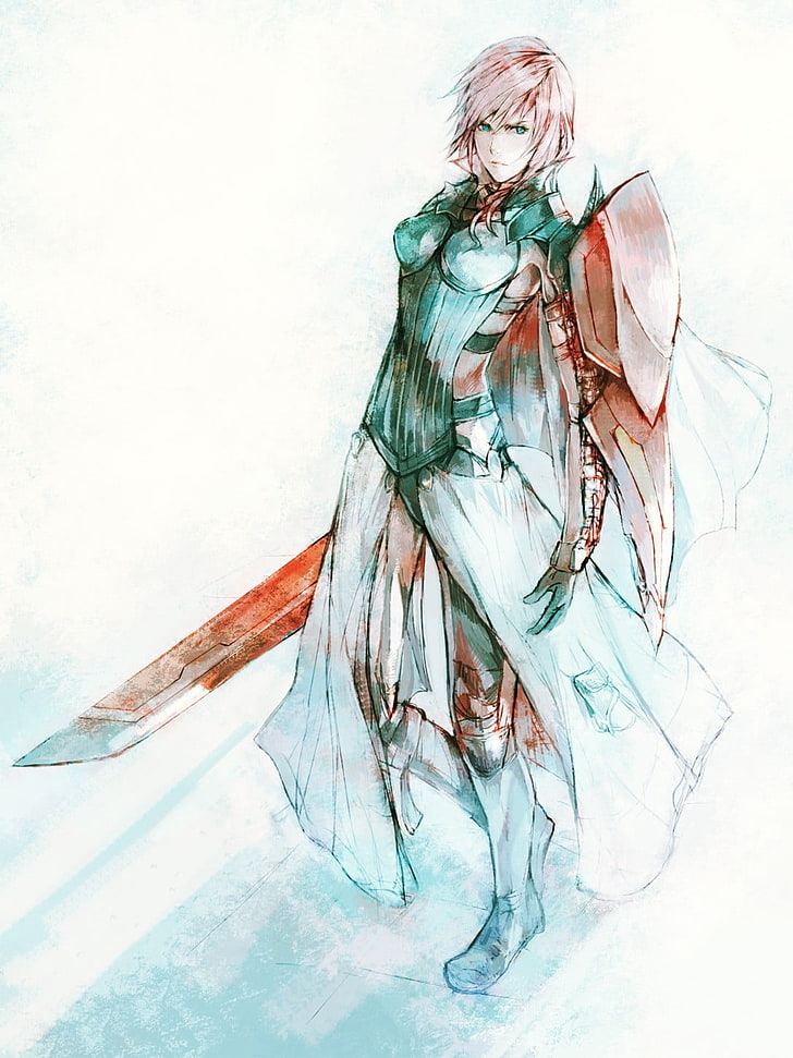 Hd Wallpaper Anime Character Illustration Claire Farron Final Fantasy Xiii Wallpaper Flare