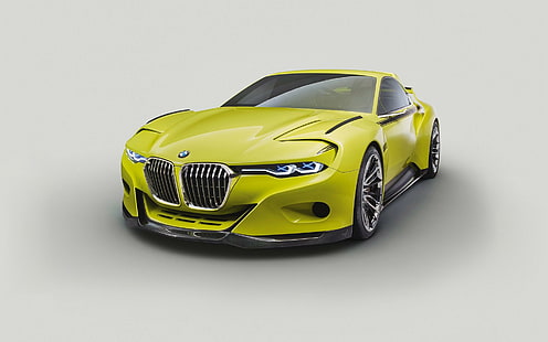 Hd Wallpaper Bmw 30 Csl Hommage Concept Bmw Car Vehicle Green Cars Simple Background Wallpaper Flare